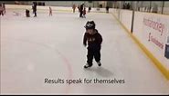 4 year old learned to ice skate in 6 public skates on Balance Blades