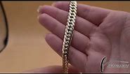 14ct Gold Double Curb Chain - 9mm - 18 Inches