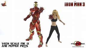 Hot Toys Iron Man 3 Pepper Potts and MK IX Video Review