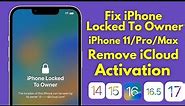 How To Unlock iPhone 11 Locked To Owner iF Forgot Apple iD Password ! Bypass iPhone 11/Pro/Max 2024