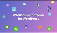 How to Add A WhatsApp Chat Icon for WordPress