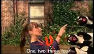 Feist on Sesame Street 1234 Counting to the number four with lyrics