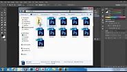 Batch Process Action in Photoshop: Save Multiple Files from PSD to JPG