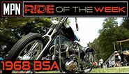 Custom 1968 BSA Motorcycle