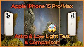 Night Photography with the iPhone 15 Pro & Pro Max?
