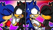 SONICA & SHADINA KISSED SONIC & SHADOW!! - [Sonic Comic Dub Compilation]