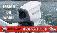 Electric Outboard | Mercury Avator 7.5e on the water