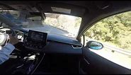 toyota corolla 2019-2024 hatchback test drive interior view mountain roads GOPR6747