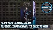 Star Wars The Black Series Gaming Greats Republic Commando Battle Droid Action Figure Review