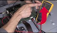 Fixing LCD flat screen TV Not turning on No standby LED pt1