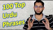 100 Top Urdu Phrases - Learn Urdu Language for Beginners through English
