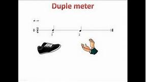 Clapping and tapping - Simple duple meter