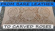 How to Carve leather better: Carving roses and how I get so much depth and dimension in carvings