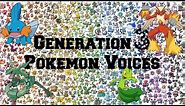 Pokemon | All Generation 3 Pokemon Voices/Impressions/Cries
