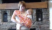 Baby Wearing: How to Use a Seven Slings Pouch Sling Baby Carrier
