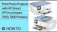 Create & print 4x6" two-sided, square, panoramic photos | HP Envy Inspire 7200, 7900 | HP Support