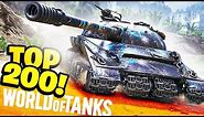 TOP 200 FUNNY MOMENTS in WORLD OF TANKS