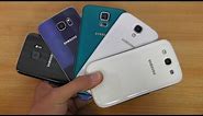 Samsung Galaxy S7 vs S6 vs S5 vs S4 vs S3 - Review! (4K)