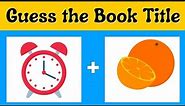BOOK Emoji Quiz | Guess the Book by Emoji | Emoji Challenge