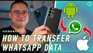 How to transfer WhatsApp from iPhone to Samsung phones? SUPER EASY!
