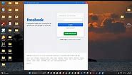 Install Facebook on laptop | Facebook App install on PC