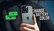 How to Change iPhone Battery Color (explained)