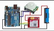 Sim800l | GSM Home Security using Arduino | PIR Motion Sensor Alarm