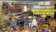 80s Toy Hoard! We Buy the Contents of a House & Find $40K In Vintage GI Joe Star War & More! Part 1
