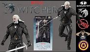 McFarlane Toys Netflix Witcher Geralt Witcher Mode Action Figure Unboxing and Review
