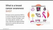Breast Cancer Awareness SVG | Cancer Awareness Ribbon PNG