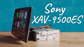 Sony XAV-9500ES floating-screen receiver with Apple CarPlay and Android Auto | Crutchfield