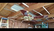 52" Hampton Bay St. Claire Ceiling Fan (no Light, 4k60fps Remake)