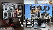 1080p 144Hz VS 1440p 60Hz | Tech FAQs