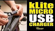 kLite Micro USB charger for bikepacking - Get self supported