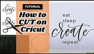 How to CUT not Print on Cricut Design Space Sept 2018 Tutorial
