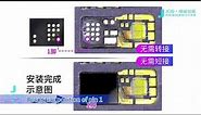 Use JC X-12 Pro Max dot projector chip universal Integrated IC To Repair iPhone Face ID
