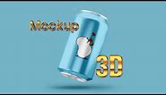 How to Mockup 3D beer cans in Photoshop #photoshop #mockup