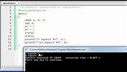 C Programming Tutorial - 9: Characters