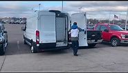 Ford Transit Refrigerated (reefer) cargo van with WM Systems spring assisted loading ramp