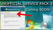 Windows Vista UNOFFICIAL Service Pack 3: COMING SOON! [Teaser + Overview]