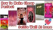 How To Make Cheap Selfie Wall at Home | Selfie Wall For Party | Decor ideas | Selfie ideas Decor DIY