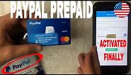 ✅ How To Activate And Register Paypal Prepaid Debit Mastercard (Finally Activated!) 🔴