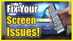 How to Fix Blurry Screen or Image Issues on Old Samsung Smart TV (Easy Method)