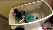 Replacing American standard Toilet Fill valve. Ghost flushing toilet Saga