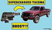 How to supercharge your 4-cyl Tacoma/4-Runner (instructional video) with TRD / LCE supercharger