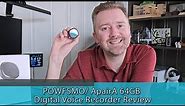 EASY TO USE RECORDER - POWFSMO ApairA 64GB Digital Voice Recorder Review