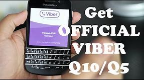 How to Install Viber 10 OFFICIAL for BlackBerry Z10/Q10/Q5/Z30/Z3/Classic/Passport/Leap