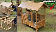 Membuat kandang kucing dari bambu dan kayu | SIMPLE CAT CAGE