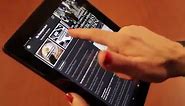 A demo of the new Washington Post app for Kindle Fire