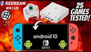 Dreamcast on Nintendo Switch Android 10 Switchroot | Redream Beta 1.1.85 (25 Games)